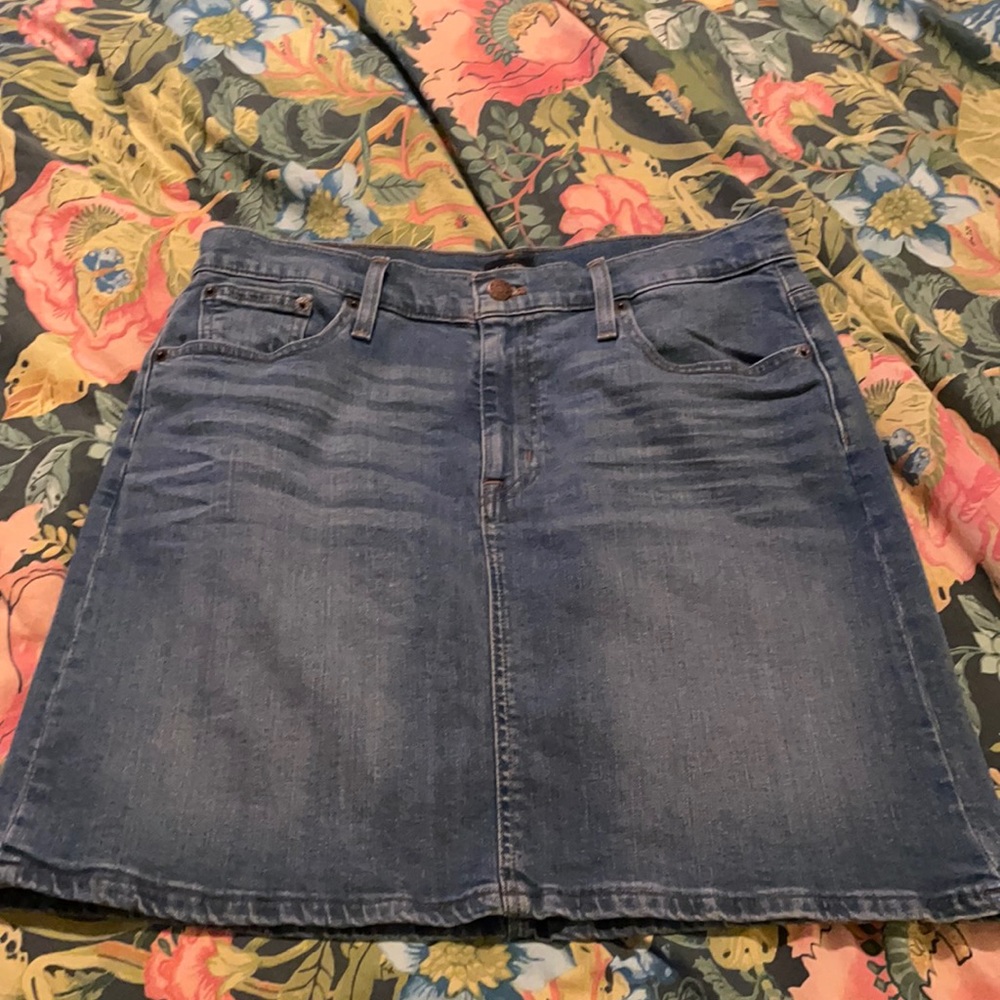 NWOT jcrew factory denim skirt